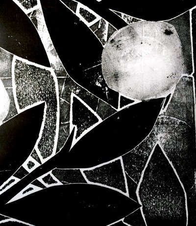 Ay Ağacı, 2016 (monoprint kolaj) by Stephen Dow