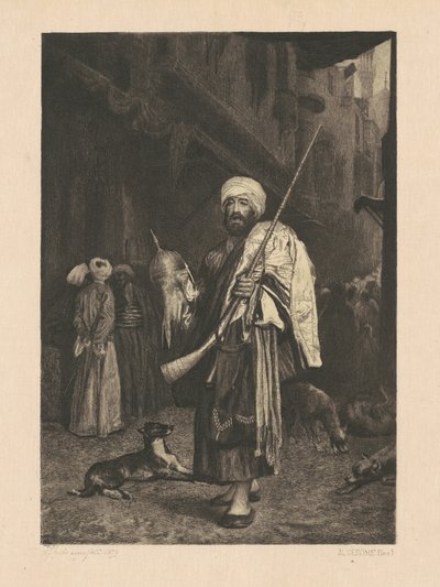 Eski Giysi Satıcısı, Kahire by Stephen James Ferris, after Jean Léon Gérôme