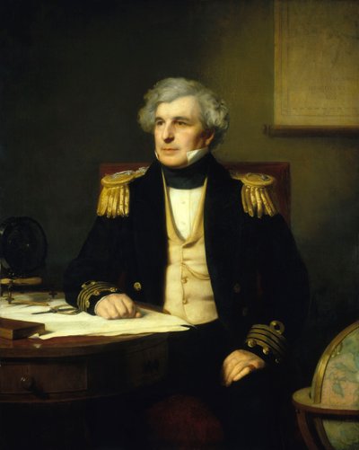 Kaptan Sir James Clark Ross (1800-1862) by Stephen Pearce