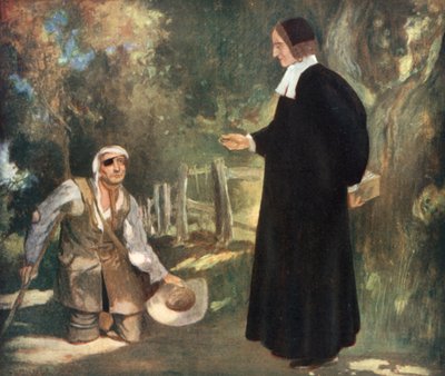 Piskopos Ken ve Dilenci (renkli taş) by Stephen Reid