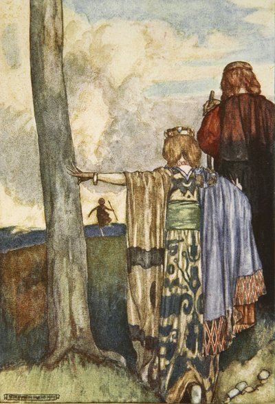 Kraliçe Maeve Cuchulain ile buluşuyor, Eleanor Hull