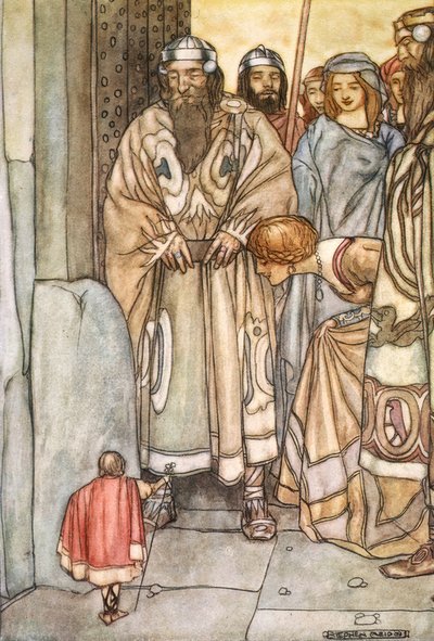 Lordlar ve leydiler, küçük adamı görmek için dışarı çıktılar. by Stephen Reid