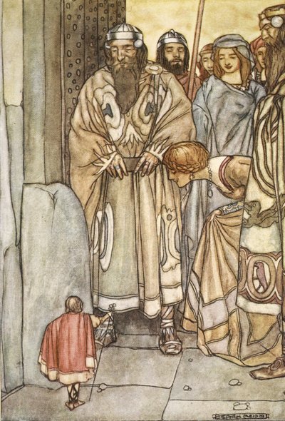 Lordlar ve leydiler, hepsi bir araya geldiler, çiş adamı, T.W. Rolleston (renkli taş) by Stephen Reid