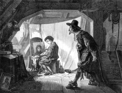 Genç Rubens, ustası Van Noort tarafından şaşırttı, 1875. by Steven Arad Allen