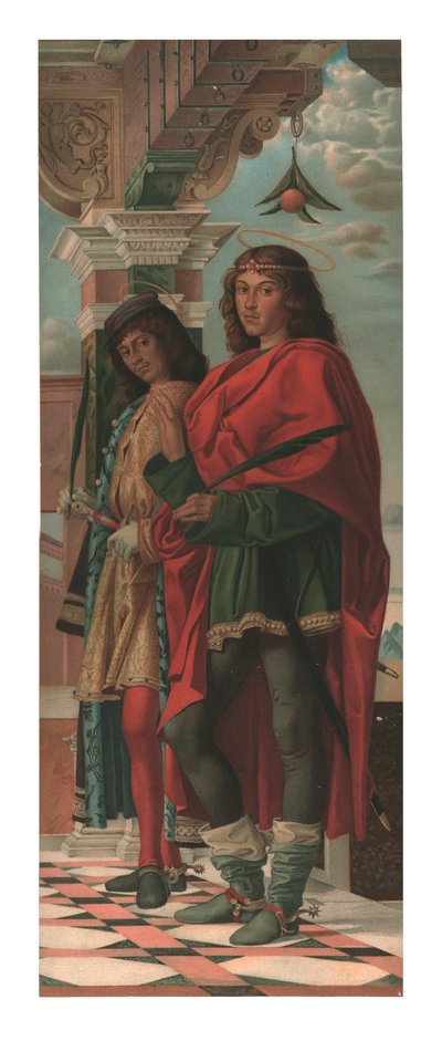 Aziz Nazarus ile Aziz Celsus, 1874. by Storch and Kramer