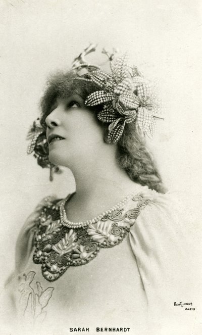 Henriette Rosine Bernard namı diğer Sarah Bernhardt (1844-1923), Edmond Rostand