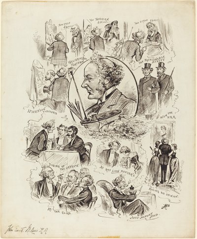 Ünlülerle Günler: Bay Millais, R.A. by Studio of Alfred Bryan
