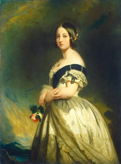 Kraliçe Victoria, c. 1843. by Studio of Franz Xaver Winterhalter