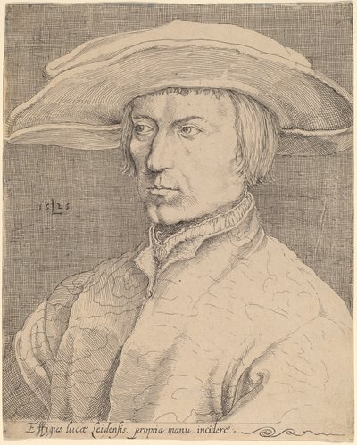 Otoportre by Style of Lucas van Leyden after Albrecht Dürer