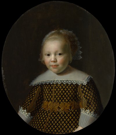 Genç Bir Çocuğun Portresi. by Style of Paulus Moreelse