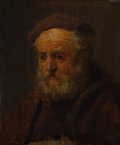 Yaşlı Bir Adamın Çalışma Başkanı. by Style of Rembrandt