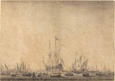 Deniz by Style of Willem van de Velde the Younger