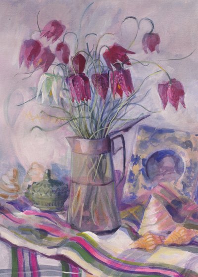 Fritillaries, 1996, by Sue Wales
