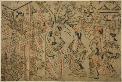 Kiyomizu Tapınağı'nı ziyaret etmek by Sugimura Jihei