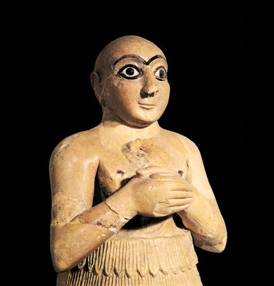Selim, Mari Kralı'nın Suriye'deki kardeşi, MÖ 3. binyıl (heykel) by Sumerian Sumerian