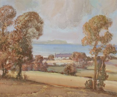 Scarborough Körfezi (kağıt üzerine sulu boya) by Sunderland Rollison