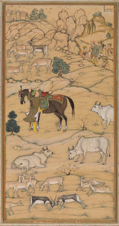 Ekber Atına Biniyor, Chester Beatty Ekber Nama Ekber Tarihi