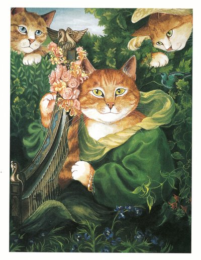 Pre-Raphaelite Cats
