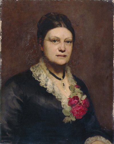 Lydia Becker (tuval üzerine yağlıboya) by Susan Isabel Dacre