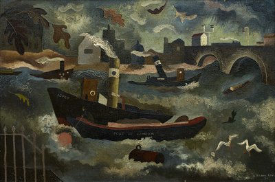 Ekim ayında Thames by Suzanne Cooper