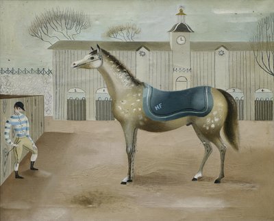 Sarı At (tuval üzerine yağlıboya) by Suzanne Cooper