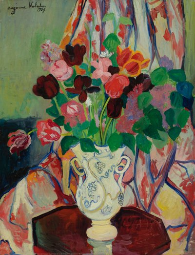 ""Lale Buketi" (Lale Buketi) Tablosu Suzanne Valadon (1865-1938) by Suzanne Valadon