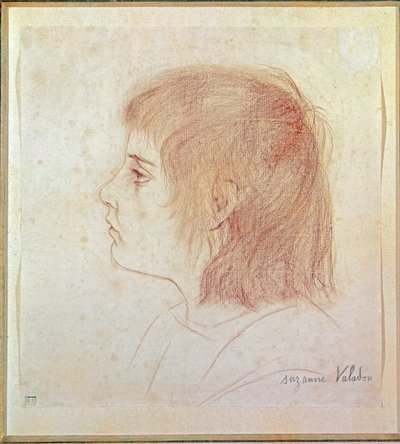 Ressam Maurice Utrillo'nun çocukken portresi by Suzanne Valadon