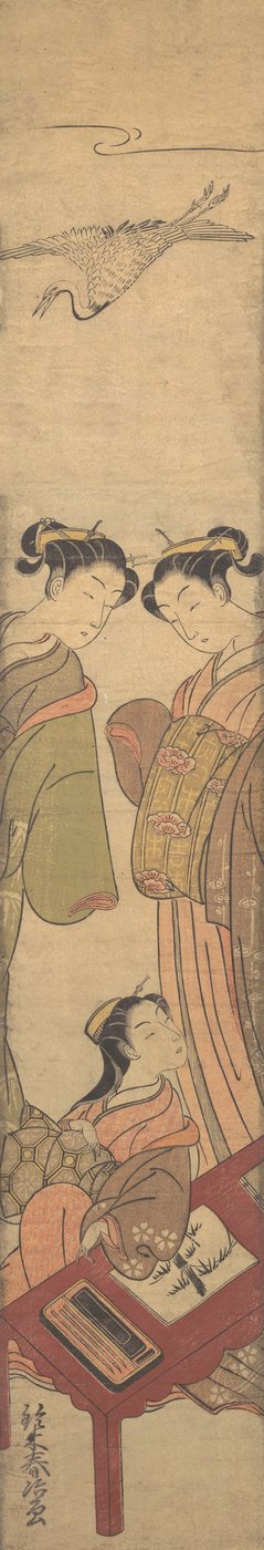 Üç Güzeller, ca. 1770., yaklaşık 1770. by Suzuki Haruji