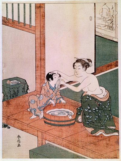 Çıplak bir anne Japonya