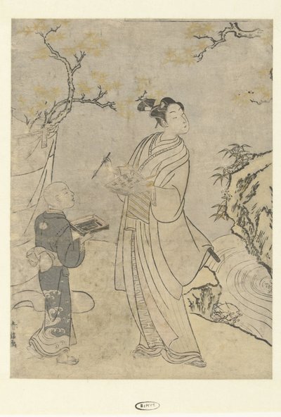 şiir yazmak by Suzuki Harunobu