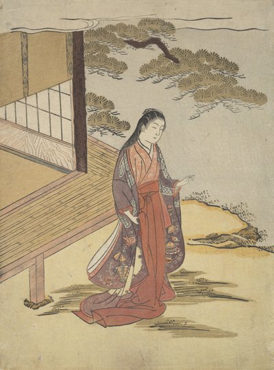 Leydi Komachi. by Suzuki Harunobu