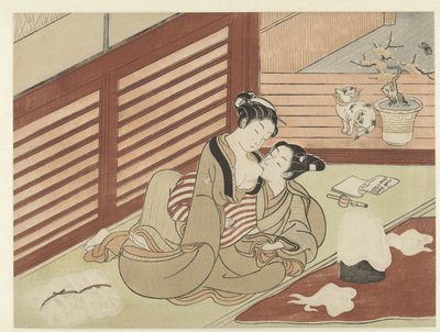 Çift sevmek by Suzuki Harunobu