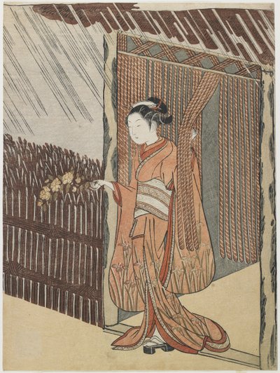 Şair O_ta Do_kan'ın Mitatı, 1766-1767 by Suzuki Harunobu