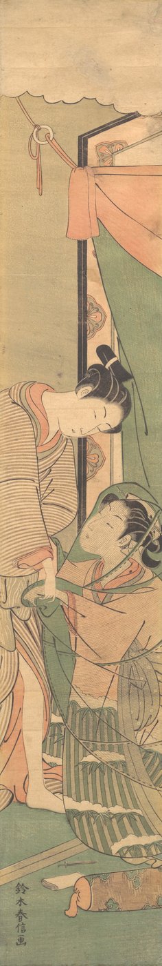 Aşıkların Ayrılması: Ertesi Sabah, yakl. 1765-70., ca. 1765-70. by Suzuki Harunobu