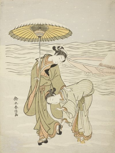 Karla Tıkanmış Geta, c.1767-68 by Suzuki Harunobu