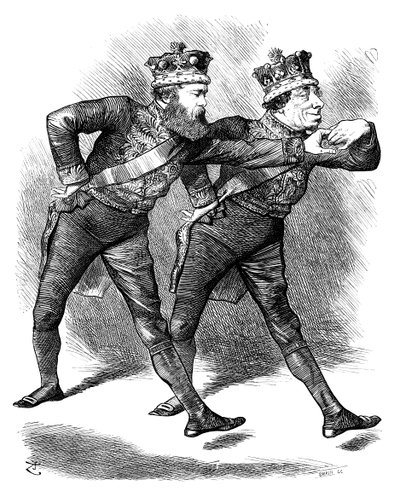 Pas De Deux!, 1878. by Swain