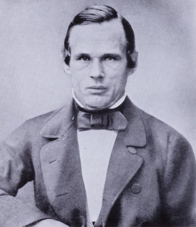 Anders Jonas Angstrom, İsveçli fizikçi ve astronom, spektroskopinin geliştirilmesinde öne çıkan (s/b fotoğraf) by Swedish Photographer