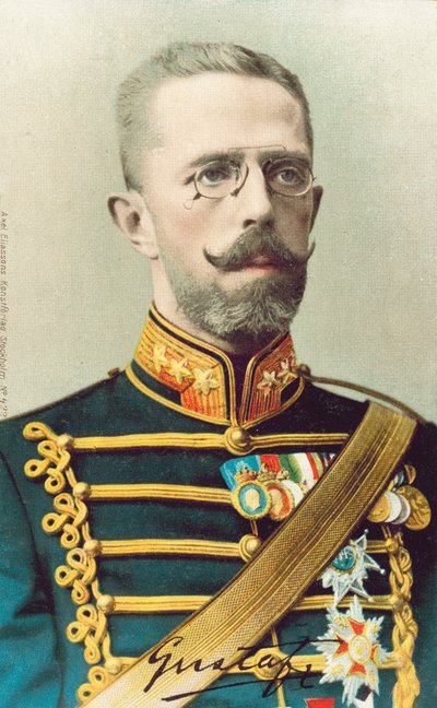 İsveç Kralı V. Gustaf (renkli fotoğraf) by Swedish Photographer