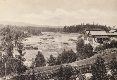 İsveç: Jamtland, Eggforsen (s / b fotoğraf) by Swedish Photographer