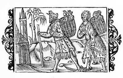 Kayakta iki Finli - İsveç Başpiskoposu Olaus Magnus