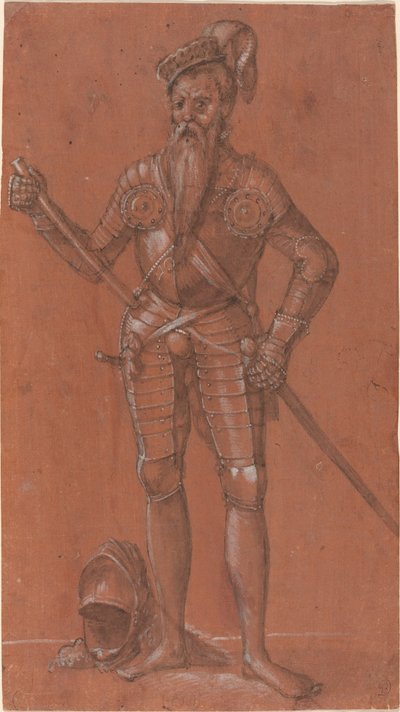 Zırhlı Bir Adam by Swiss 16th Century