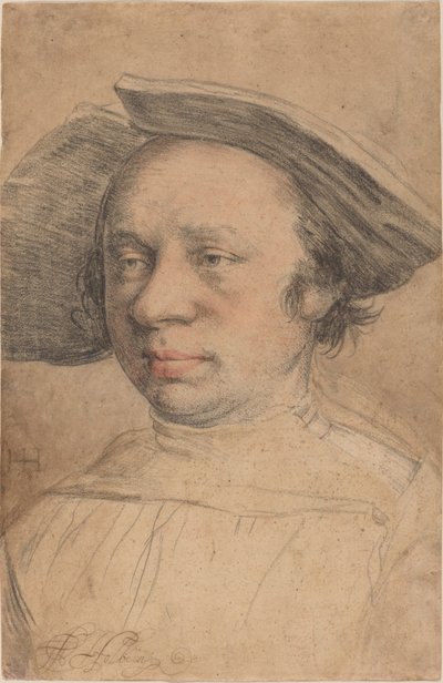 Geniş Kenarlı Şapkalı Bir Adamın Portresi by Swiss 16th Century after Hans Holbein the Younger