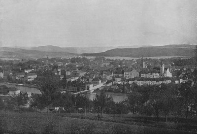 Aarau, Genel Görünüm (s/b fotoğraf) by Swiss Photographer