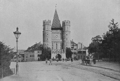 Basel, Spahlen Kapısı (s/b fotoğraf) by Swiss Photographer