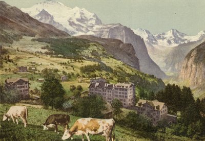Bernese Oberland: Wengen (renkli fotoğraf) by Swiss Photographer