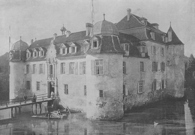 Chateau de Bottmingen, pres Bale (s/b fotoğraf) by Swiss Photographer
