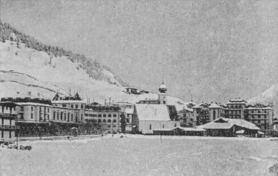Davos-Dorf (s/b fotoğraf) by Swiss Photographer