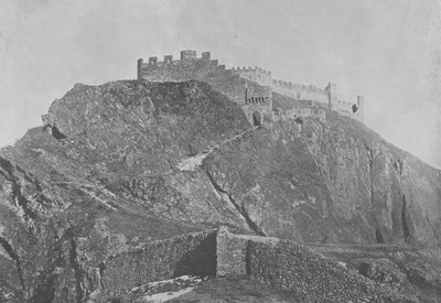 Sion, Chateau de Tourbillon Harabeleri (s/b fotoğraf) by Swiss Photographer