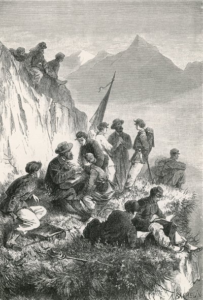Dağlarda Botanik Öğrencileri by Swiss School