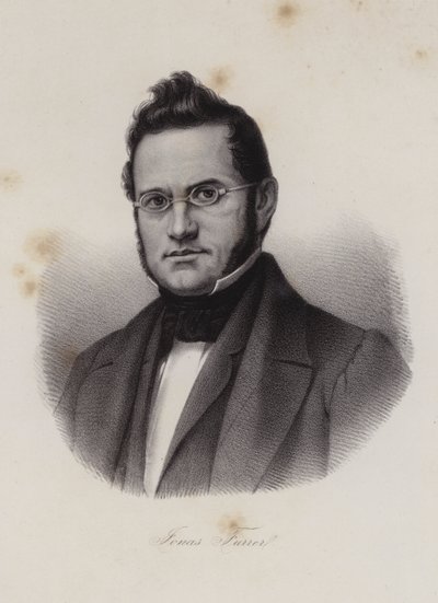 Dr Jonas Furrer, İsviçreli politikacı (gravür) by Swiss School